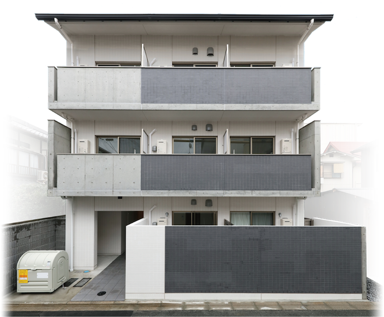 収益用レジデンス 京都大学北の外観イメージ図