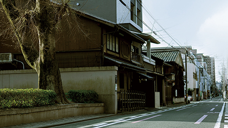 現地付近の街並(徒歩1分・約10m)