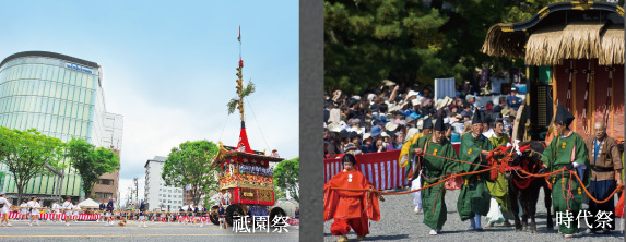 祗園祭、時代祭