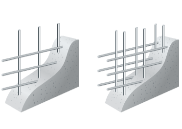 ダブル配筋概念図